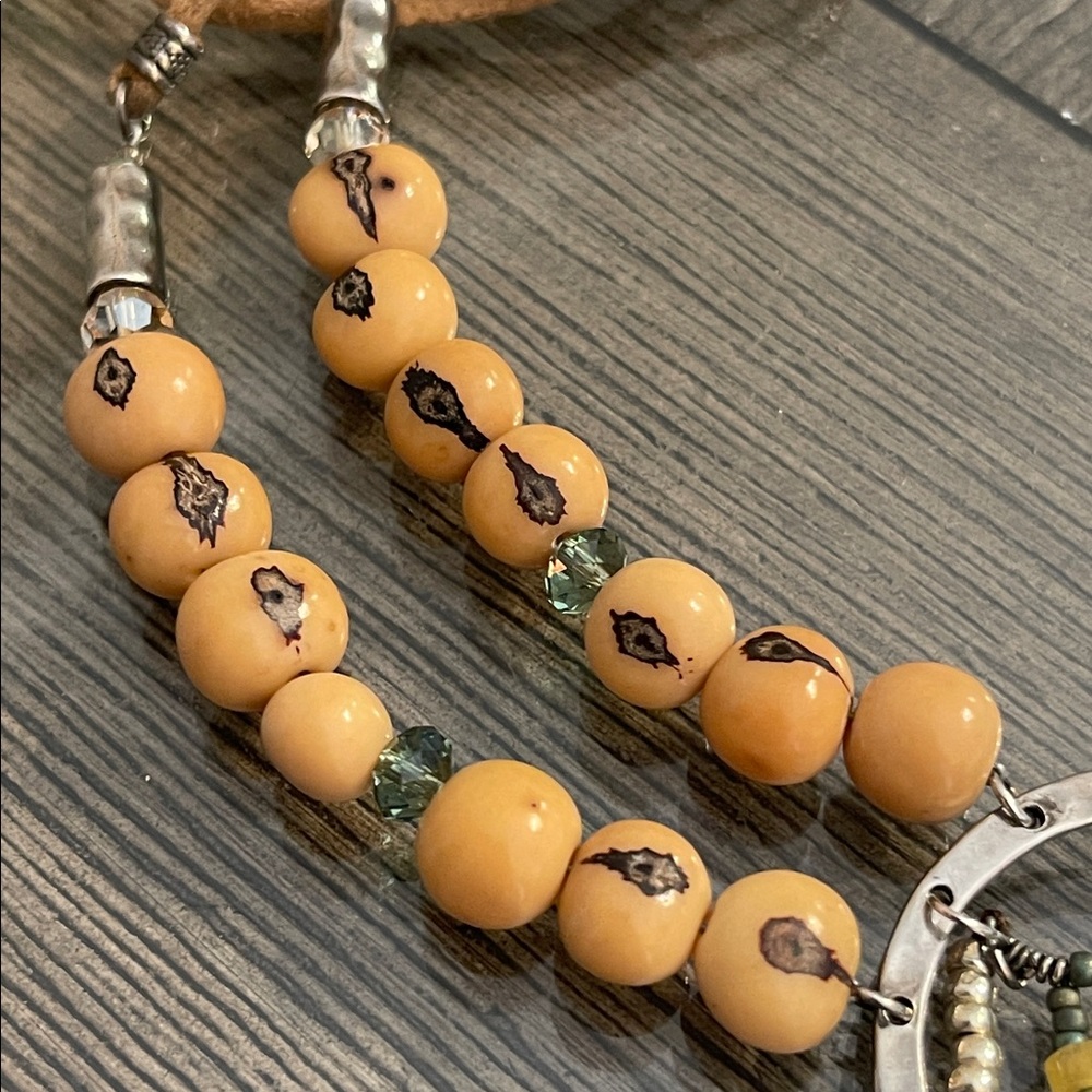 Silpada Tropical Palms N3306 Suede Adjustable Necklace - Picture 10 of 16